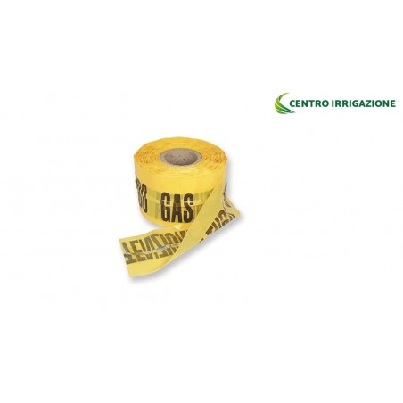 NASTRO POLITENE PER SEGNALAZIONE  - TUBO GAS - 20