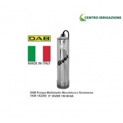Pompa Sommersa Hp1,5 Diver150m+g Dab Minipozzo