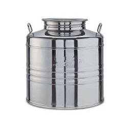 BIDONE ACCIAO LT30 S/PREDIS. RUB