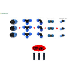 Kit Raccorderia D.32 Compressione Minimal Base + Omaggio