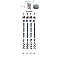 KIT IRRIGAZIONE COMPLETO RAIN 4STAZIONI PROGRAMMAT