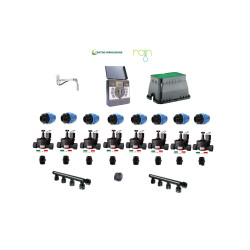 KIT IRRIGAZIONE RAIN 8 STAZIONI PROGRAMMATORE ELET