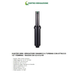 Kit X 5 Irrigatore Dinamico Pop Up Hunter Srm-04
