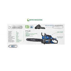 Motosega Da Taglio 37,2cc 1,6hp Barra 35cm Euro5 Hyundai