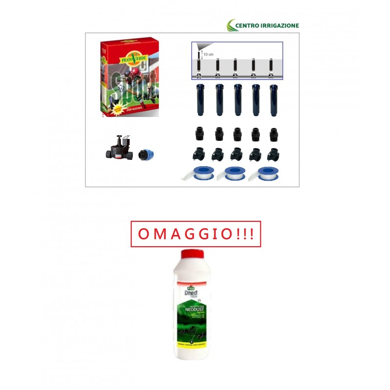 KIT IMPIANTO POPUP ELETTROVALVOLA RAIN S020-4 SEME