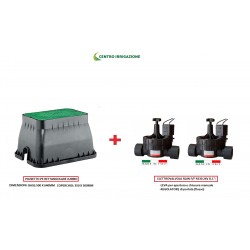 KIT IRRIGAZIONE POZZETTO JUMBO MAXI+ELETTROVALVOLA