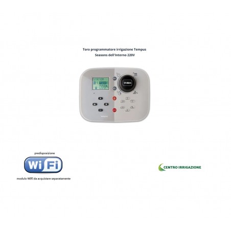 Programmatore Tempus 6 Stazioni Toro Indoor Prato 220v Centralina Popup Irrigazione