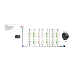 KIT IMPIANTO IRRIGAZIONE COMPLETO ALA GOCCIOLANTE