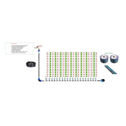 KIT IMPIANTO IRRIGAZIONE COMPLETO MANICHETTA GOCC