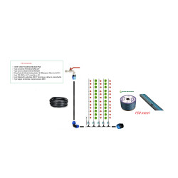 KIT IMPIANTO IRRIGAZIONE COMPLETO MANICHETTA GOCC