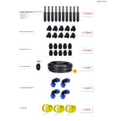 KIT HUNTER SRM POPUP TUBO PN6 32 IRRIGAZIONE PRATO