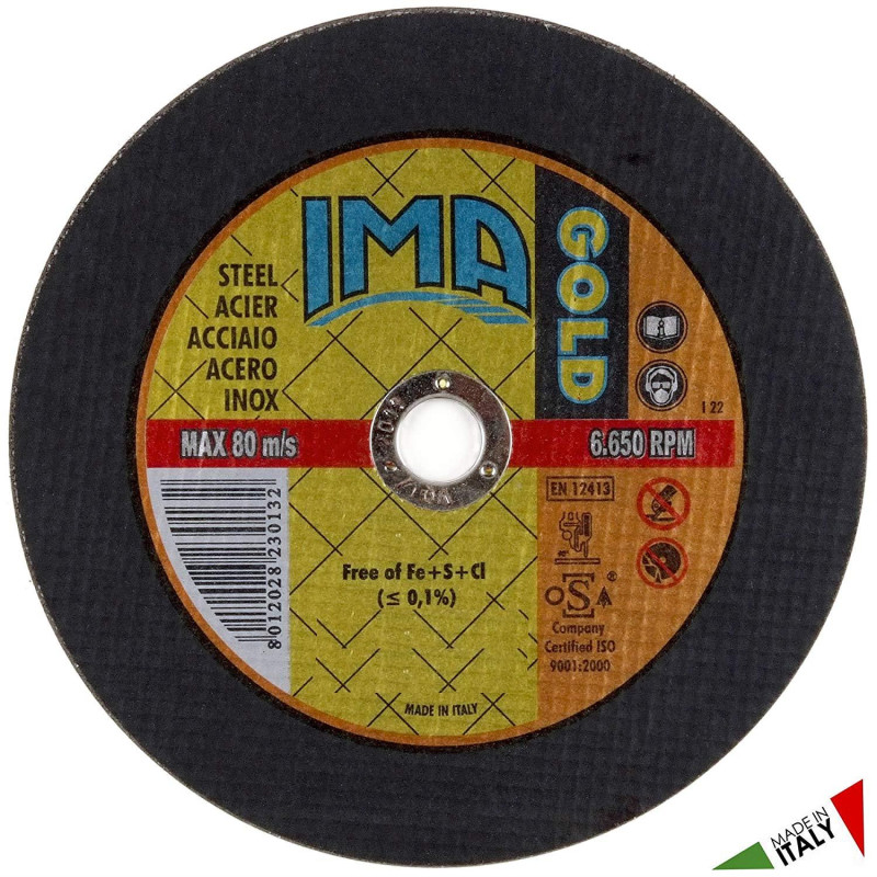 MOLA TAGLIO FERRO MAURER PLUS 230X2,5X22
