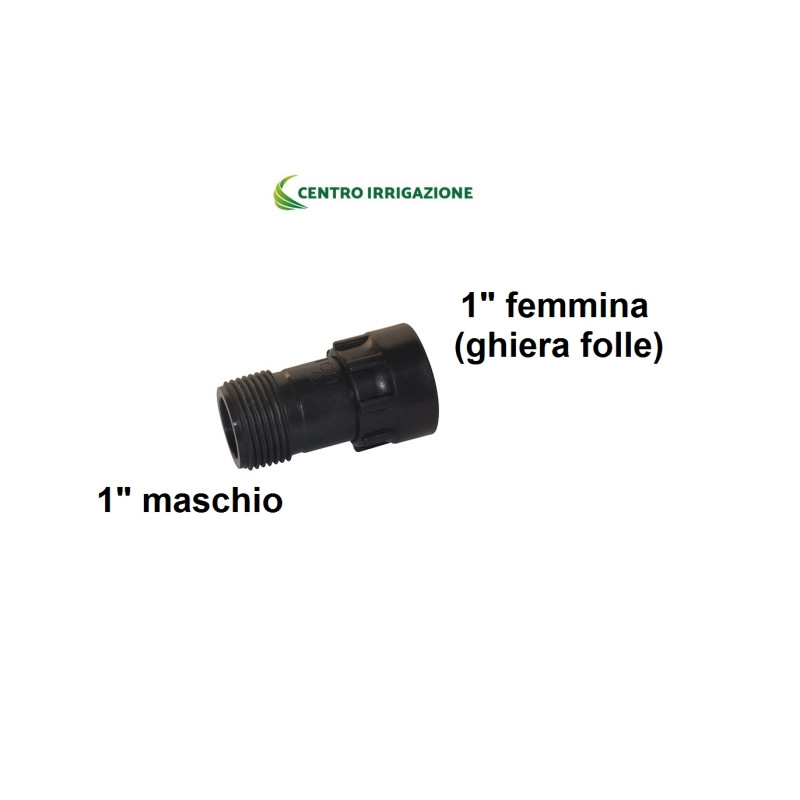 MANICOTTO MANIFOLD PVC  1F(GHIERA) X 1M NECVMF03