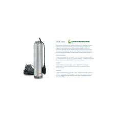 Pompa Sommersa Multistadio Monoblocco 6" Hp 1,75 Pozzo Sorgivo Mini Pozzo Autoclave Gallleggiante