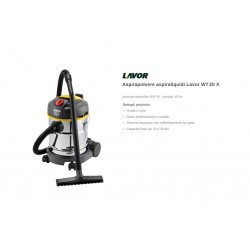 Aspirapolvere Aspiraliquidi Wt20x 880w 20lt Lavor Lavorwash Bidone Acciaio