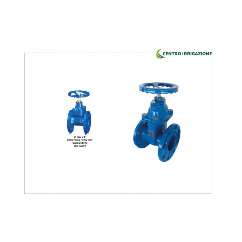 SARACINESCA CORPO PIATTO PN16 DN 100 GHISA