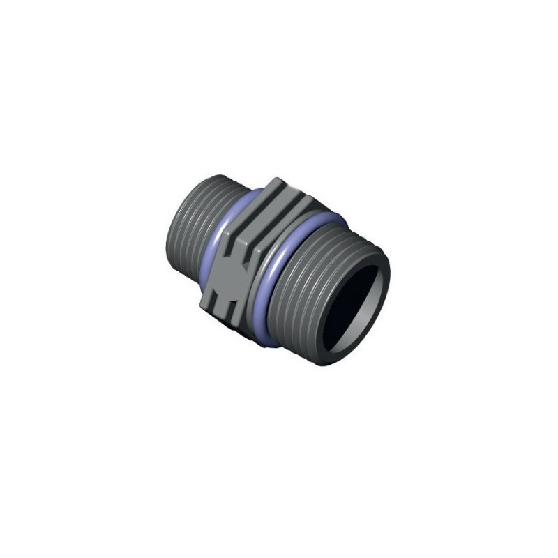 NIPPLO PVC GRIGIO CON OR PER MANIFOLD 1