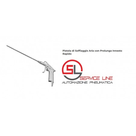 PISTOLA SOFFIAGGIO PROF.METALLO C/PROLUNGA