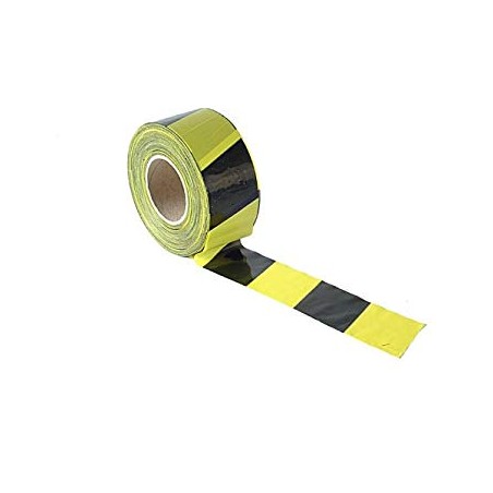 NASTRO SEGNALETICO ADESIVO GIALLO/NERO