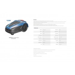 Robot Rasaerba Allroad 500 Hyundai Batteria Cavo Prato App Senza Cavi