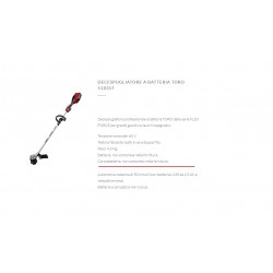 Trimmer Batteria Toro To51835t