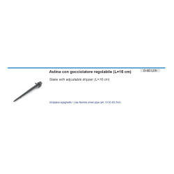 GOCCIOLATORE REGOLABILE C/PICCHETTO (L=16CM) 0-40L