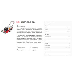 RASAERBA IBEA 4T-OHV 166CC-TAGLIO 53CM-60LT