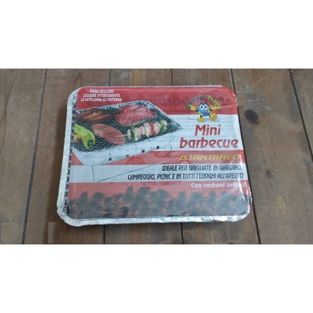 BARBECUE RETTANGOLARE ISTANTANEO 25CM X 31CM