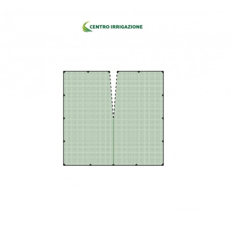 RETE TAGLIATA C/BORDINO 10X10 VERDE - ANTISPINA OL