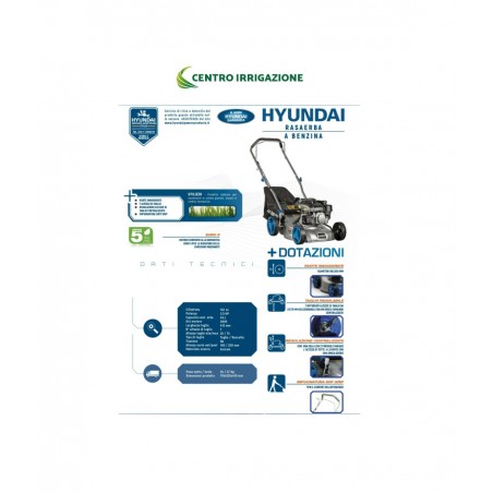 RASAERBA HYUNDAI BENZINA 132CC 3,5HP A SPINTA
