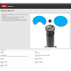 POP UP MINI8 TORO C/UGELLO PREMONTATO 1,5