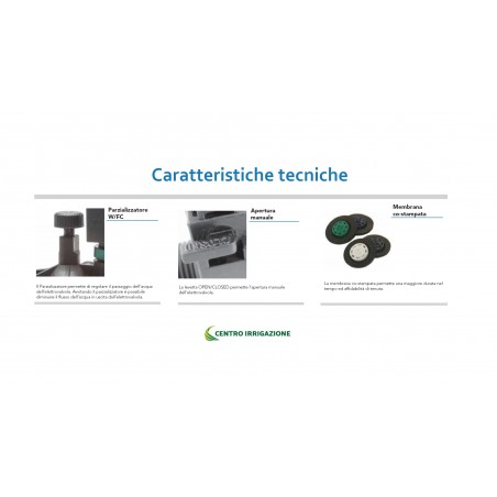 KIT IRRIGAZIONE RAIN 6STAZIONI + ELETTROVALVOLA 1